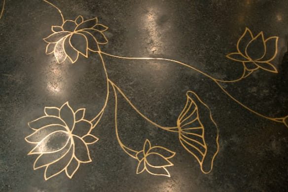 Brass inlay work by Nexus Inlay Creation