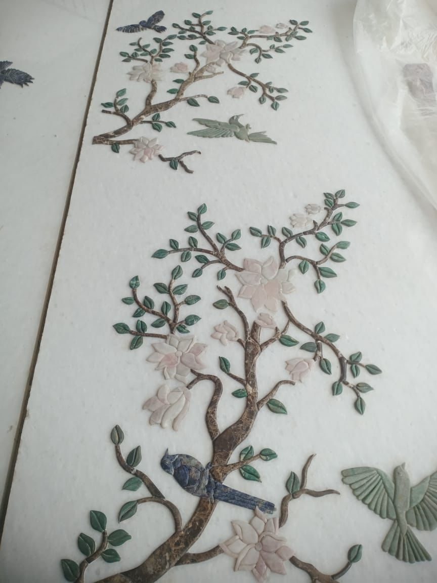 Marble wall panels by Nexus Inlay Creation
